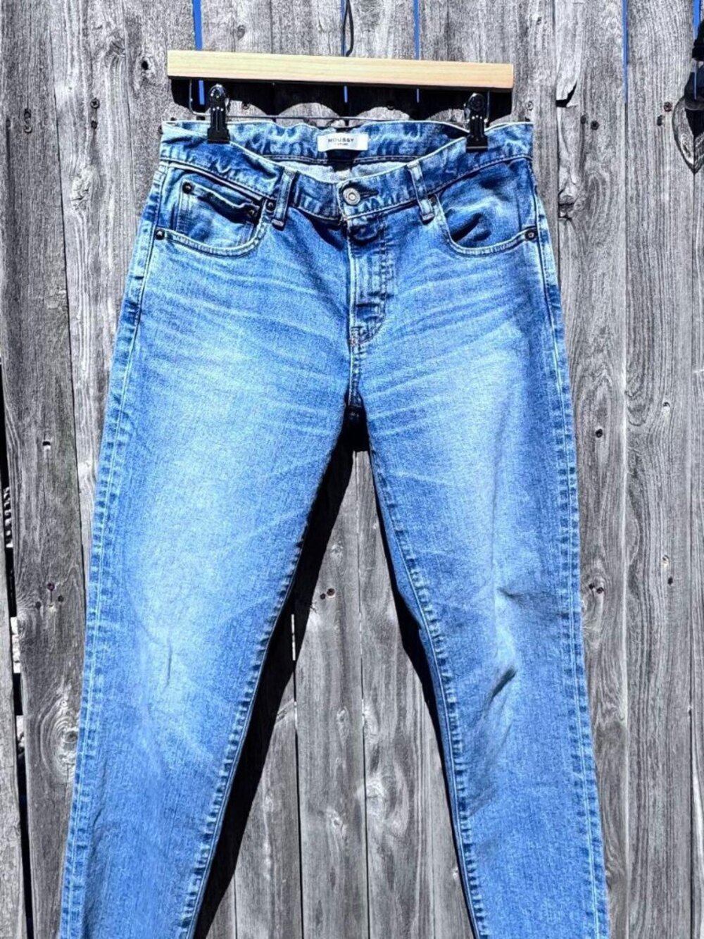 Moussy Vintage Mid-Rise Skinny Jeans Size 28 Made in Japan